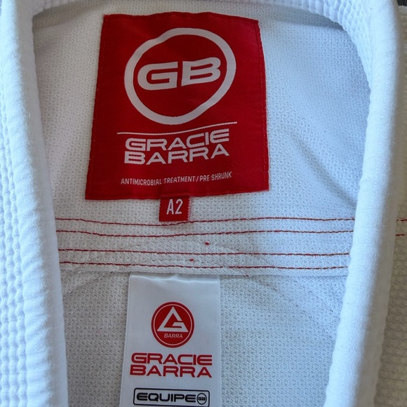 Gracie Barra - A2 White Gi - Equipe Edition - Picture 3 of 3